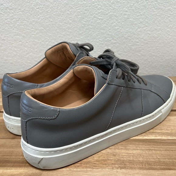 Greats Ash Gray Leather Men's Sneakers - Picture 9 of 10
